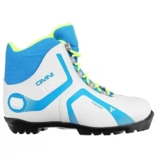 Ботинки лыжные Trek Omni5 белый (лого синий) N р.38 Trek 7151068