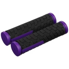 Грипсы 128мм, Dream Bike, цвет чёрно-фиолетовый 7351068