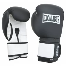 Перчатки боксерские Excalibur 8071/01 Black/White Buffalo 12 унций