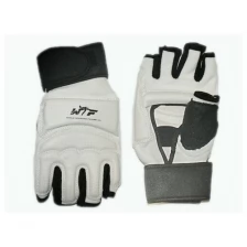 Перчатки спортивные/ перчатки для тхеквондо/ перчатки для единоборств. Размер L. Цвет: бело-черный.